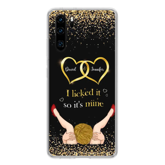 Custom Personalized Couple Phone Case - Gift Idea For Couple/Valentines Day - I Licked It So It's Mine - Case For Oppo/Xiaomi/Huawei