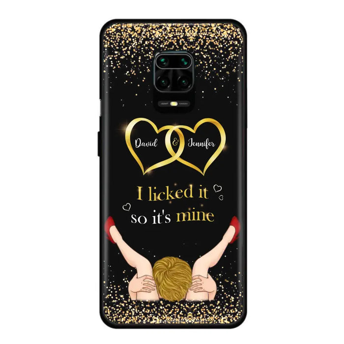 Custom Personalized Couple Phone Case - Gift Idea For Couple/Valentines Day - I Licked It So It's Mine - Case For Oppo/Xiaomi/Huawei