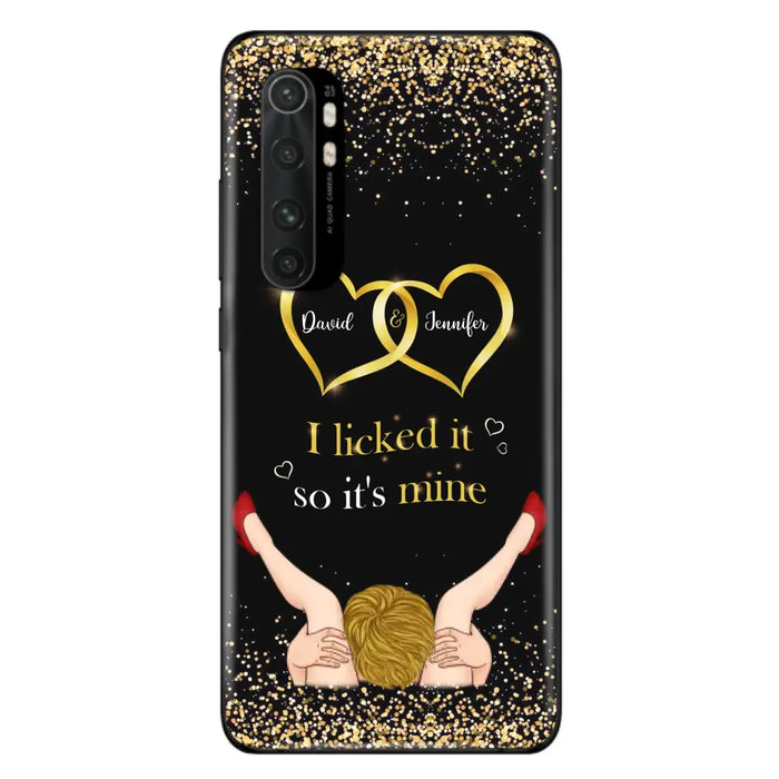 Custom Personalized Couple Phone Case - Gift Idea For Couple/Valentines Day - I Licked It So It's Mine - Case For Oppo/Xiaomi/Huawei