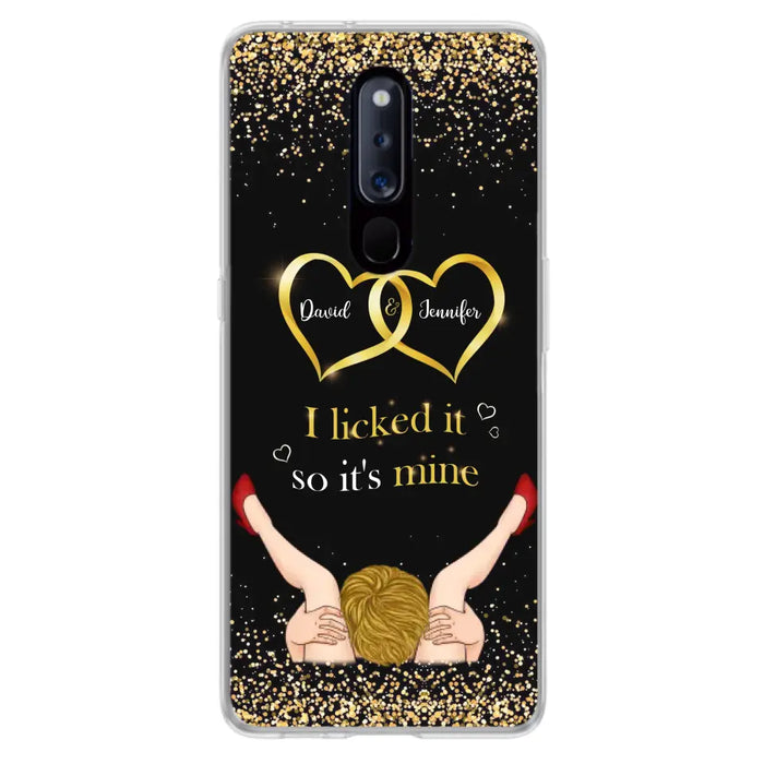 Custom Personalized Couple Phone Case - Gift Idea For Couple/Valentines Day - I Licked It So It's Mine - Case For Oppo/Xiaomi/Huawei