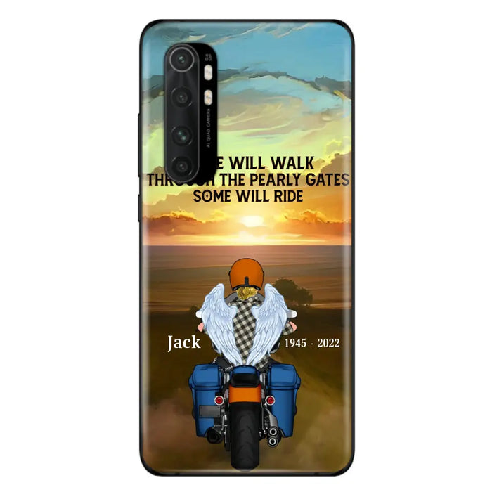 Custom Personalized Memorial Biker Phone Case - Memorial Gift Idea For Father's Day - Some Will Ride - Case For Oppo/Xiaomi/Huawei