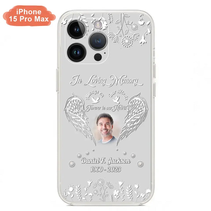 Custom Personalized Memorial Photo Phone Case - Memorial Gift Idea - In Loving Memory