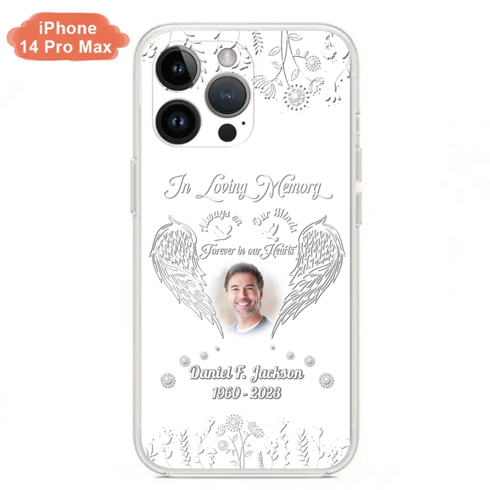 Custom Personalized Memorial Photo Phone Case - Memorial Gift Idea - In Loving Memory