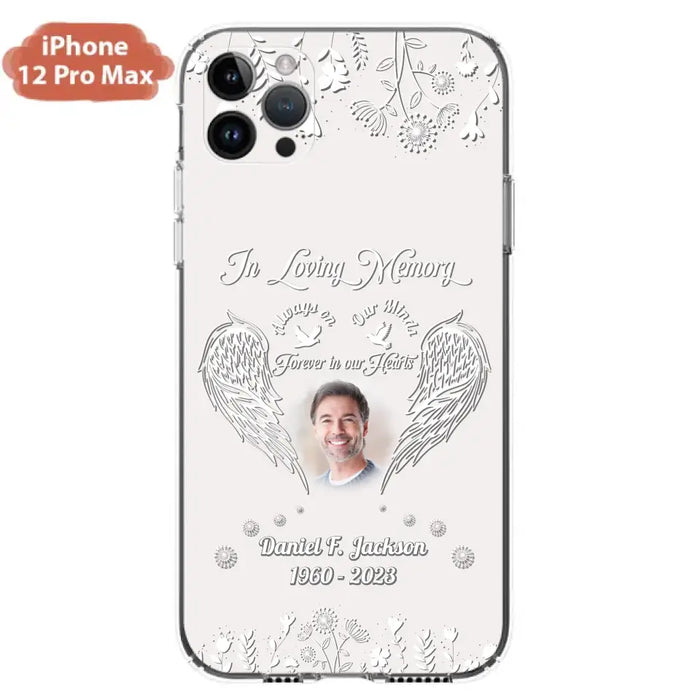 Custom Personalized Memorial Photo Phone Case - Memorial Gift Idea - In Loving Memory