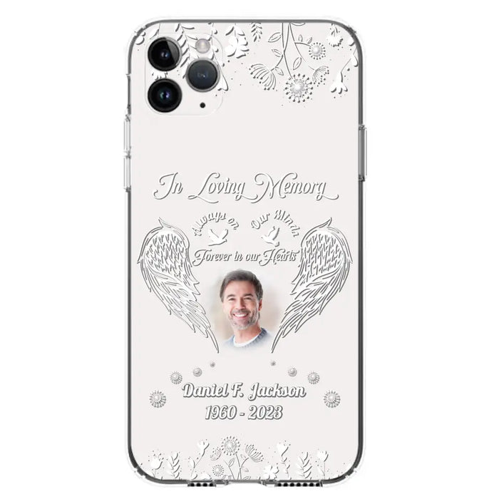 Custom Personalized Memorial Photo Phone Case - Memorial Gift Idea - In Loving Memory