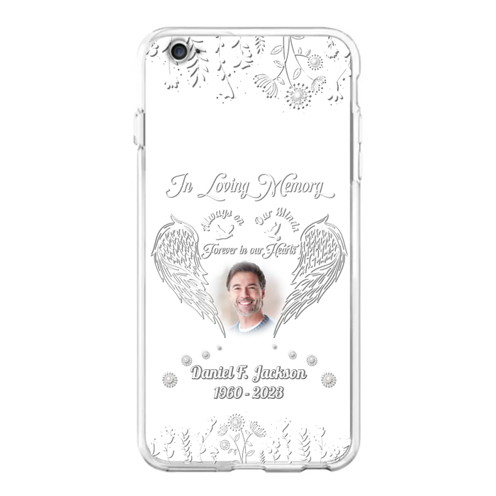 Custom Personalized Memorial Photo Phone Case - Memorial Gift Idea - In Loving Memory