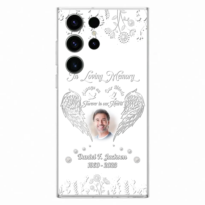 Custom Personalized Memorial Photo Phone Case - Memorial Gift Idea - In Loving Memory