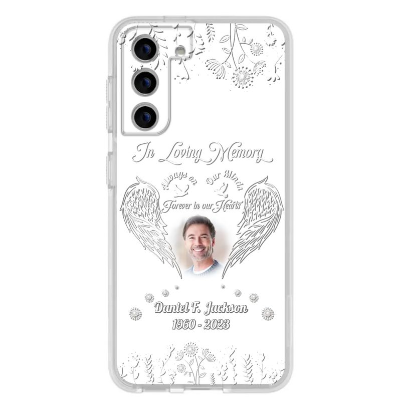 Personalized Memorial Photo Phone Case - Memorial Gift Idea - In Loving Memory