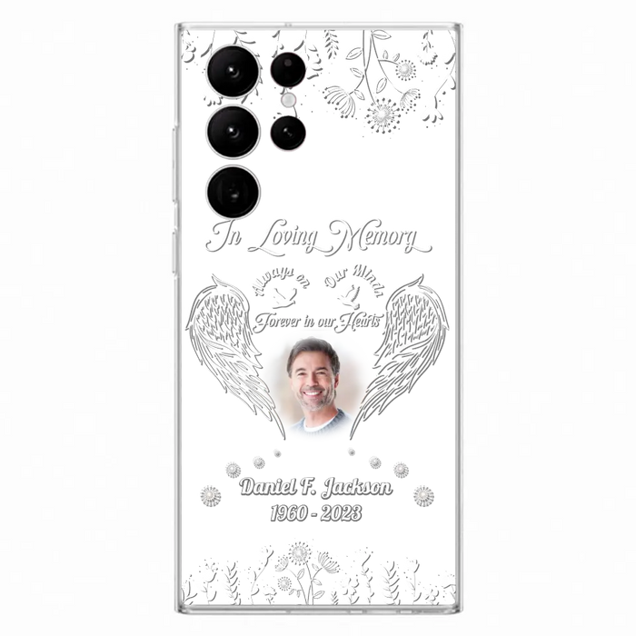 Custom Personalized Memorial Photo Phone Case - Memorial Gift Idea - In Loving Memory