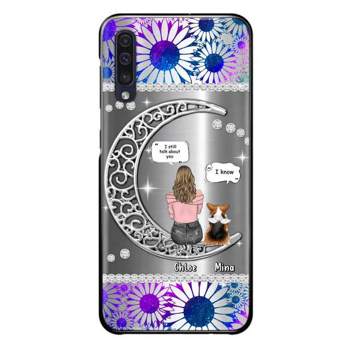 Custom Personalized To The Moon & Back Pet Phone Case - Memorial Gift Idea For Dog/ Cat/ Rabbits Owners - Up to 4 Dogs/ Cats/ Rabbits - Case For iPhone And Samsung