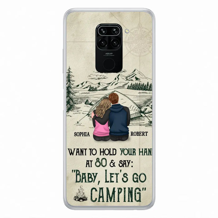 Custom Personalized Couple Phone Case - Gift Idea For Couple - Case For Oppo/Xiaomi/Huawei - Baby Let's Go Camping