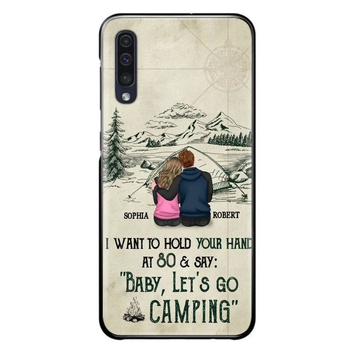 Custom Personalized Couple Phone Case - Gift Idea For Couple - Case For iPhone/Samsung - Baby Let's Go Camping