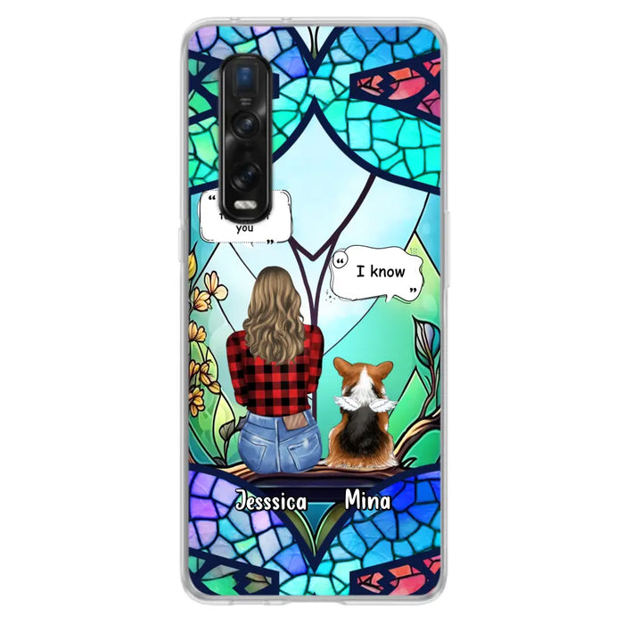 Custom Personalized Memorial Pet Phone Case - Memorial Gift Idea For Dog/ Cat/ Rabbits Owners - Up to 3 Dogs/ Cats/ Rabbits - Case For Xiaomi/ Oppo/ Huawei