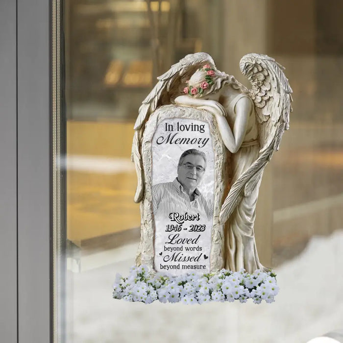 Custom Personalized Memorial Photo 3D Decal - Memorial Gift Idea for Family - In Loving Memory