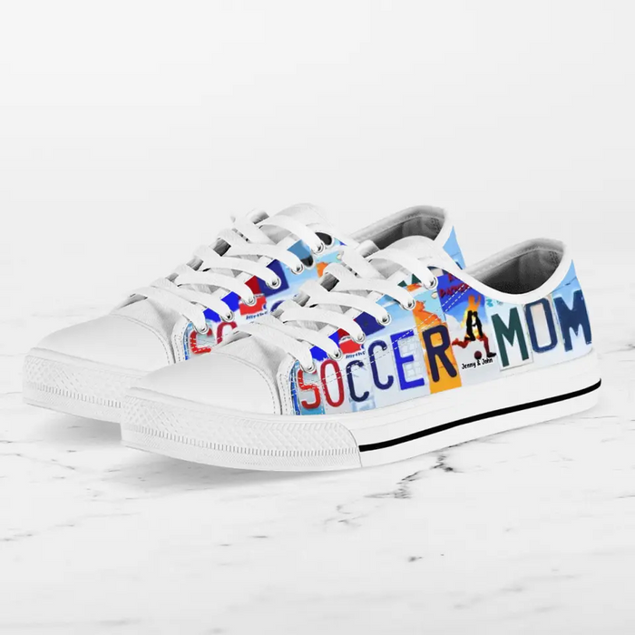 Custom Soccer Mom Sneakers - Gift Idea For Mother