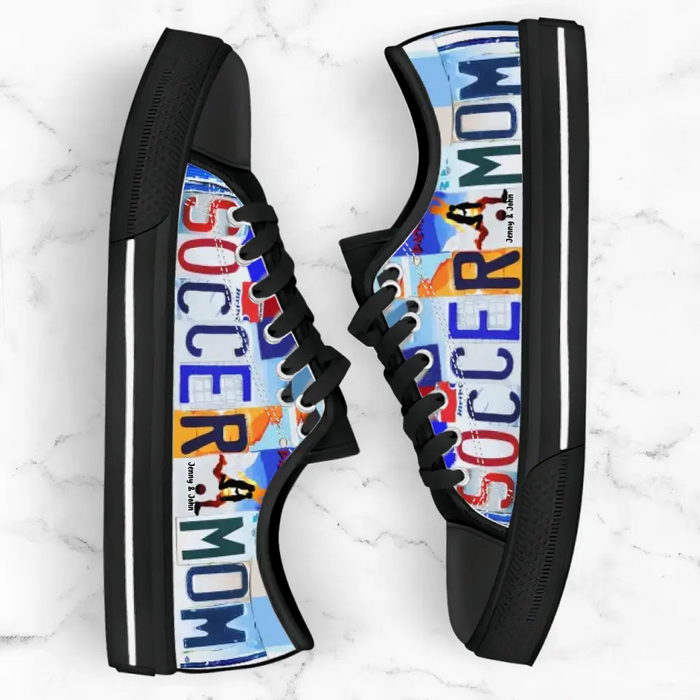 Custom Soccer Mom Sneakers - Gift Idea For Mother