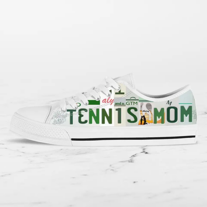 Custom Tennis Mom Sneakers - Gift Idea For Mother/ Tennis Lover