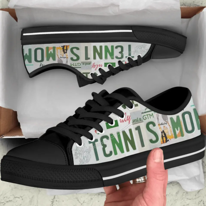 Custom Tennis Mom Sneakers - Gift Idea For Mother/ Tennis Lover