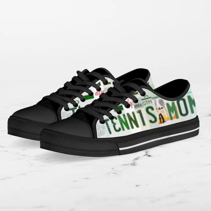 Custom Tennis Mom Sneakers - Gift Idea For Mother/ Tennis Lover