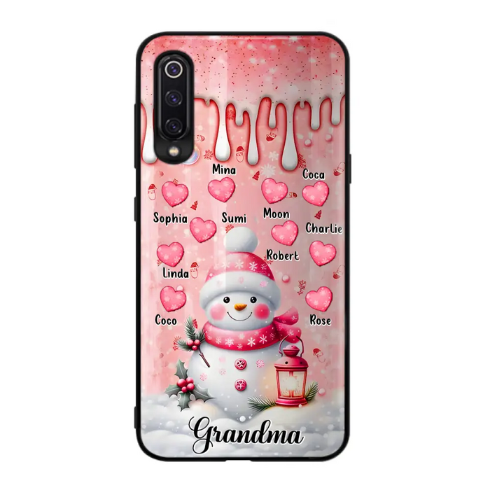 Personalized Snowman Grandma Phone Case - Christmas Gift Idea For Grandma - Up to 10 Kids - Case For Oppo/Xiaomi/Huawei - Grandma