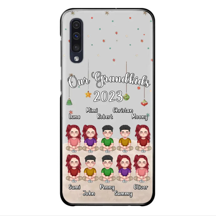 Custom Personalized Grandkids Phone Case - Gift Idea For Grandma - Upto 10 Grandkids - Our Grandkids 2023