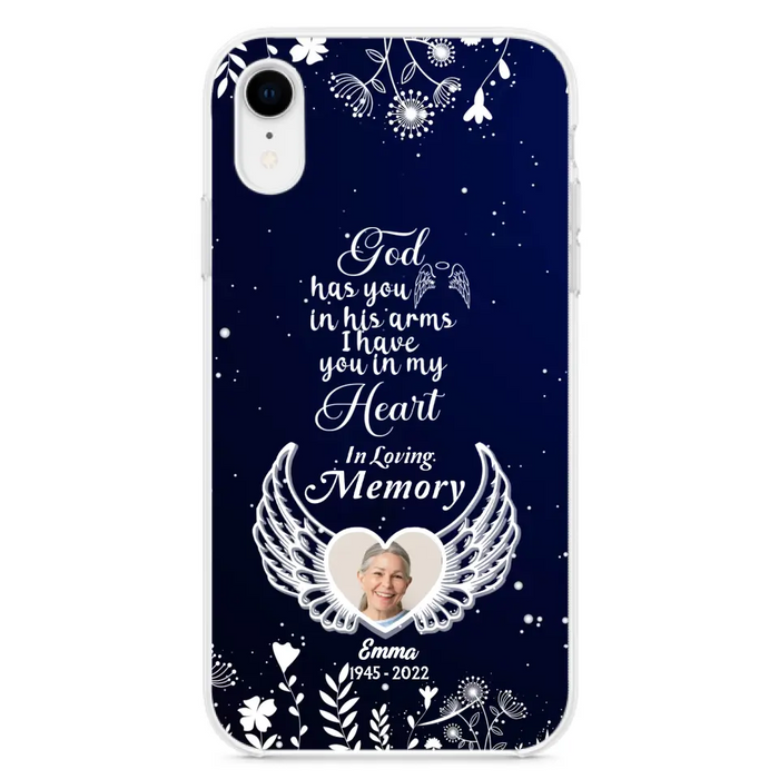 Personalized Memorial Phone Case - Memorial Gift Idea For Family - I Have You In My Heart - Case For iPhone/Samsung