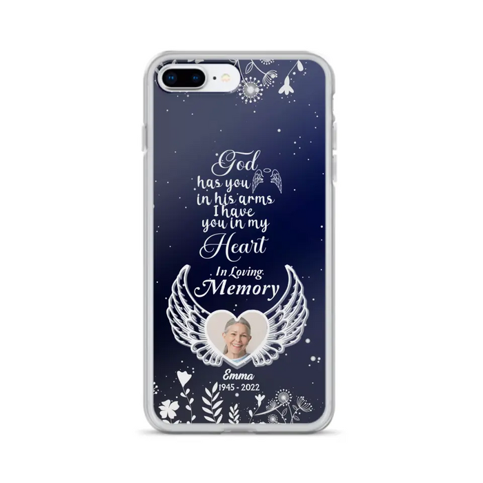 Personalized Memorial Phone Case - Memorial Gift Idea For Family - I Have You In My Heart - Case For iPhone/Samsung