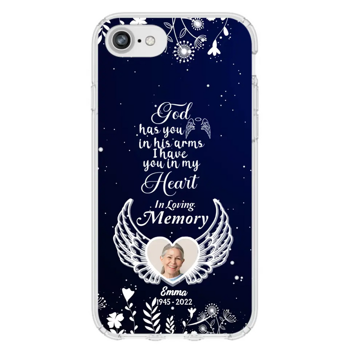 Personalized Memorial Phone Case - Memorial Gift Idea For Family - I Have You In My Heart - Case For iPhone/Samsung