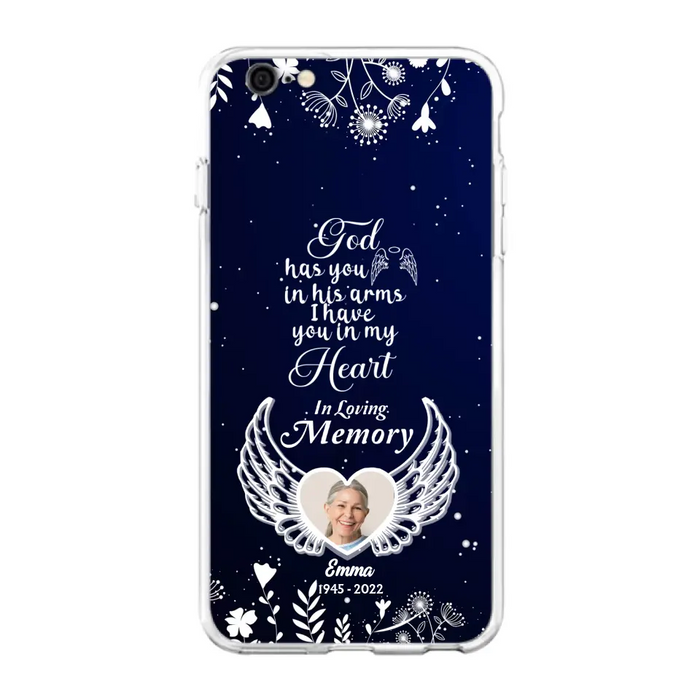 Personalized Memorial Phone Case - Memorial Gift Idea For Family - I Have You In My Heart - Case For iPhone/Samsung