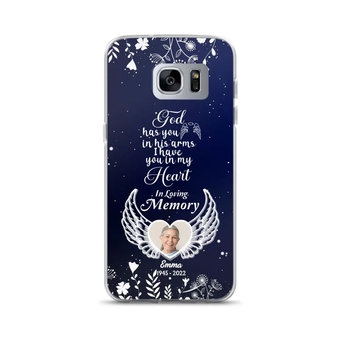 Personalized Memorial Phone Case - Memorial Gift Idea For Family - I Have You In My Heart - Case For iPhone/Samsung