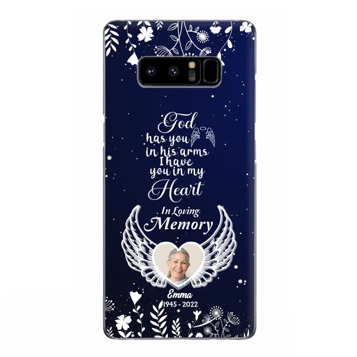 Personalized Memorial Phone Case - Memorial Gift Idea For Family - I Have You In My Heart - Case For iPhone/Samsung