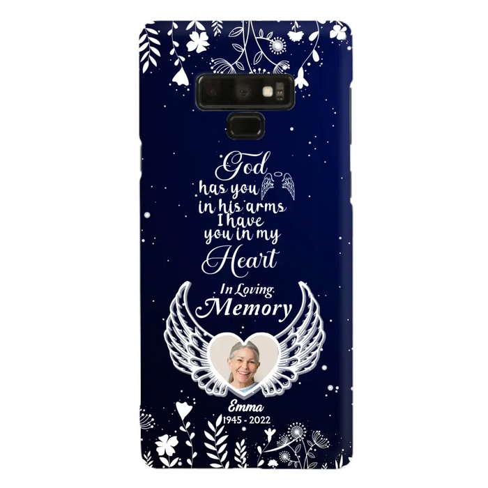 Personalized Memorial Phone Case - Memorial Gift Idea For Family - I Have You In My Heart - Case For iPhone/Samsung