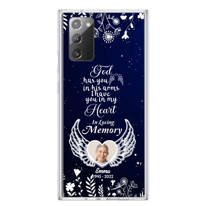 Personalized Memorial Phone Case - Memorial Gift Idea For Family - I Have You In My Heart - Case For iPhone/Samsung