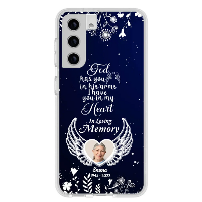 Personalized Memorial Phone Case - Memorial Gift Idea For Family - I Have You In My Heart - Case For iPhone/Samsung