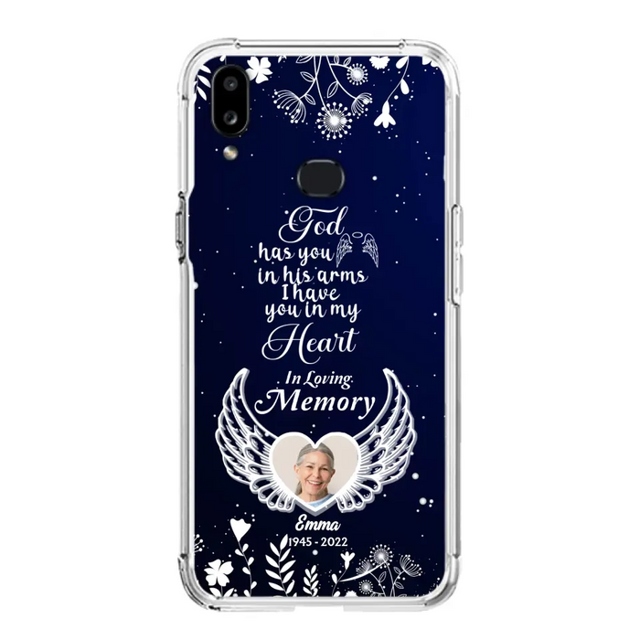 Personalized Memorial Phone Case - Memorial Gift Idea For Family - I Have You In My Heart - Case For iPhone/Samsung