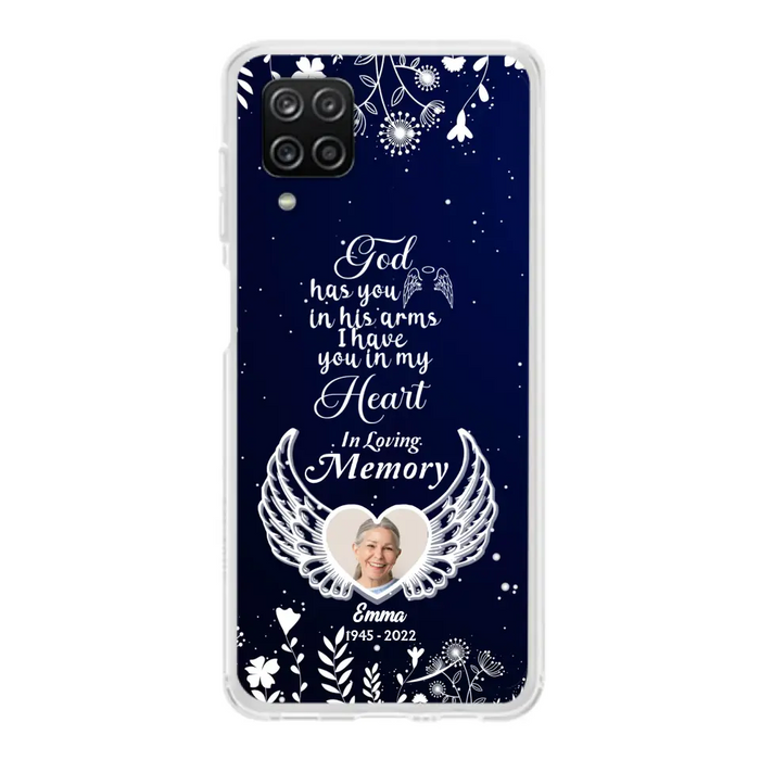 Personalized Memorial Phone Case - Memorial Gift Idea For Family - I Have You In My Heart - Case For iPhone/Samsung