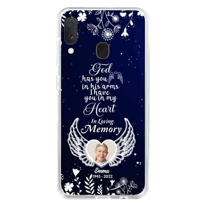 Personalized Memorial Phone Case - Memorial Gift Idea For Family - I Have You In My Heart - Case For iPhone/Samsung