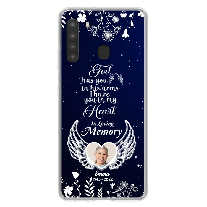 Personalized Memorial Phone Case - Memorial Gift Idea For Family - I Have You In My Heart - Case For iPhone/Samsung