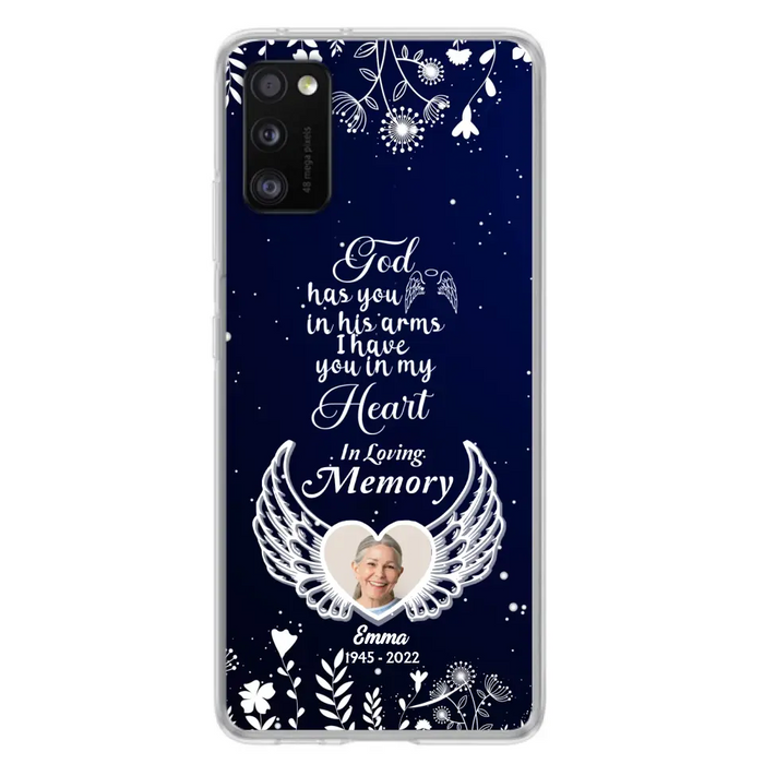 Personalized Memorial Phone Case - Memorial Gift Idea For Family - I Have You In My Heart - Case For iPhone/Samsung