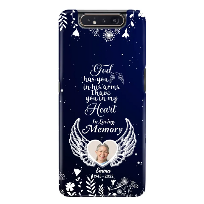 Personalized Memorial Phone Case - Memorial Gift Idea For Family - I Have You In My Heart - Case For iPhone/Samsung