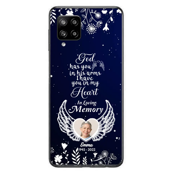 Personalized Memorial Phone Case - Memorial Gift Idea For Family - I Have You In My Heart - Case For iPhone/Samsung