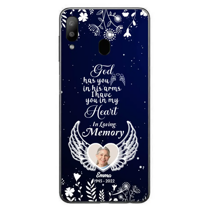 Personalized Memorial Phone Case - Memorial Gift Idea For Family - I Have You In My Heart - Case For iPhone/Samsung