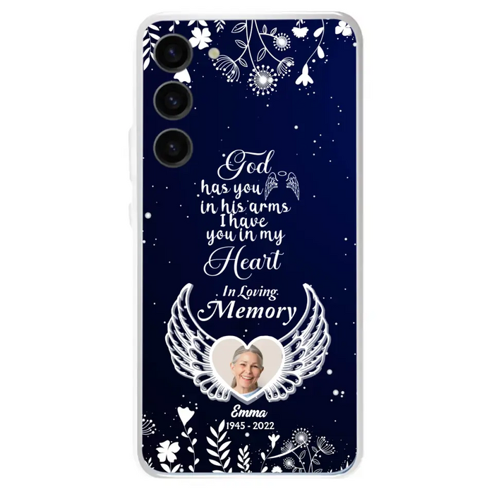 Personalized Memorial Phone Case - Memorial Gift Idea For Family - I Have You In My Heart - Case For iPhone/Samsung