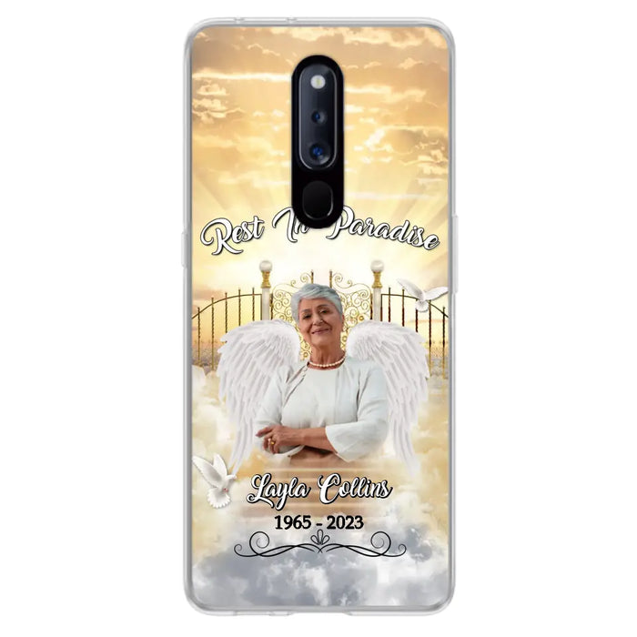 Custom Personalized Rest In Paradise Memorial Phone Case - Upload Photo - Memorial Gift Idea For Family - Case For Xiaomi/ Oppo/ Huawei