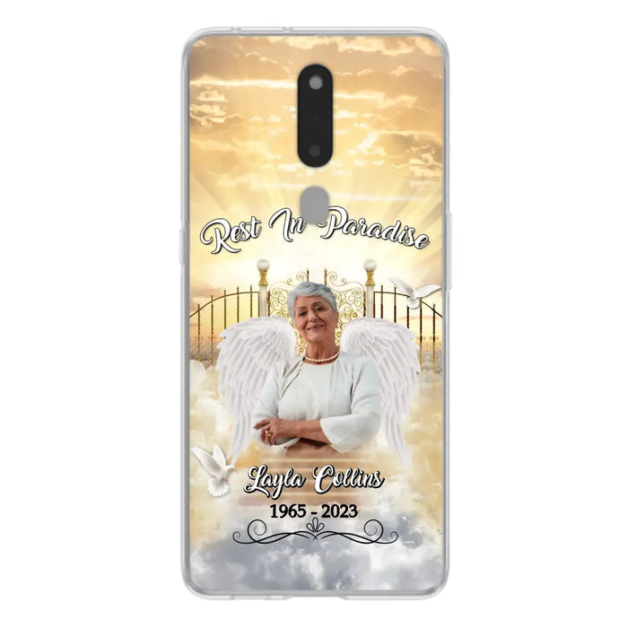 Custom Personalized Rest In Paradise Memorial Phone Case - Upload Photo - Memorial Gift Idea For Family - Case For Xiaomi/ Oppo/ Huawei