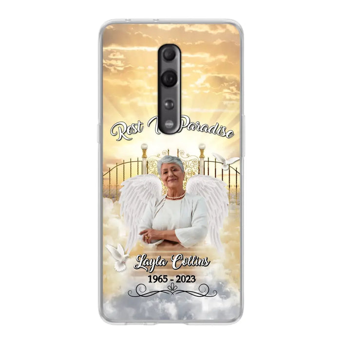 Custom Personalized Rest In Paradise Memorial Phone Case - Upload Photo - Memorial Gift Idea For Family - Case For Xiaomi/ Oppo/ Huawei