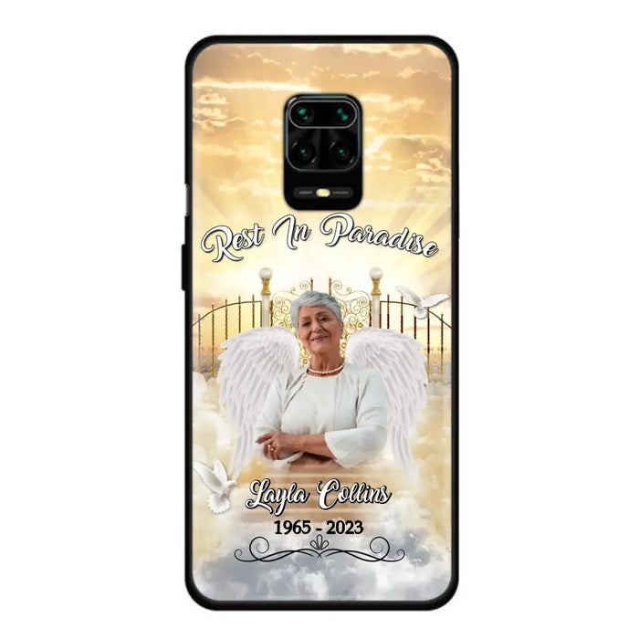 Custom Personalized Rest In Paradise Memorial Phone Case - Upload Photo - Memorial Gift Idea For Family - Case For Xiaomi/ Oppo/ Huawei