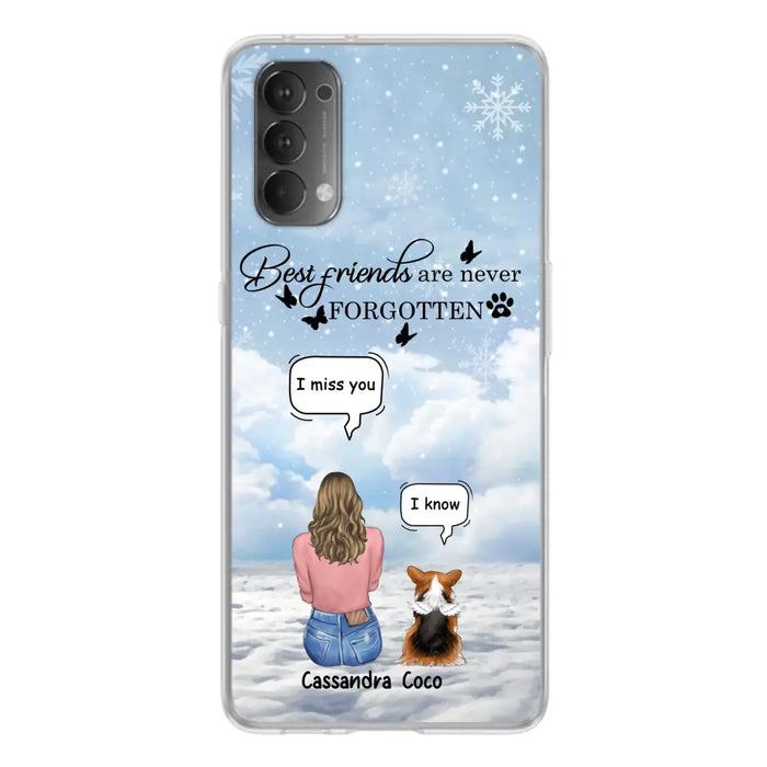 Personalized Memorial Pet Phone Case - Upto 3 Pets - Memorial Gift Idea For Dog/Cat/Rabbits Owners - I Miss You - Case For Oppo/Xiaomi/Huawei