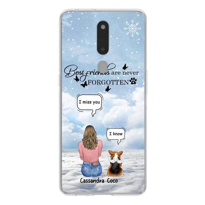 Personalized Memorial Pet Phone Case - Upto 3 Pets - Memorial Gift Idea For Dog/Cat/Rabbits Owners - I Miss You - Case For Oppo/Xiaomi/Huawei