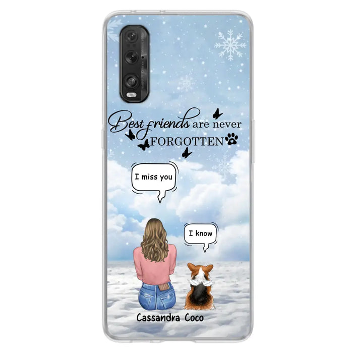 Personalized Memorial Pet Phone Case - Upto 3 Pets - Memorial Gift Idea For Dog/Cat/Rabbits Owners - I Miss You - Case For Oppo/Xiaomi/Huawei